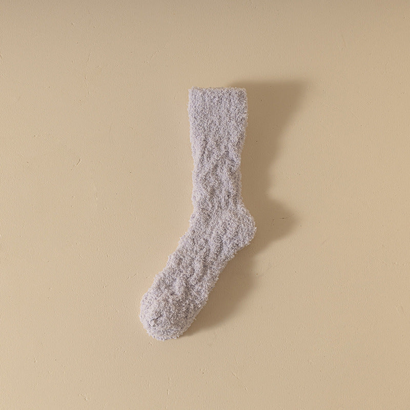 Coral Fleece Socks Women&
