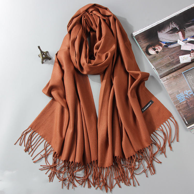 Fashion Cashmere Dual-use Shawl Warm Scarf Limorista