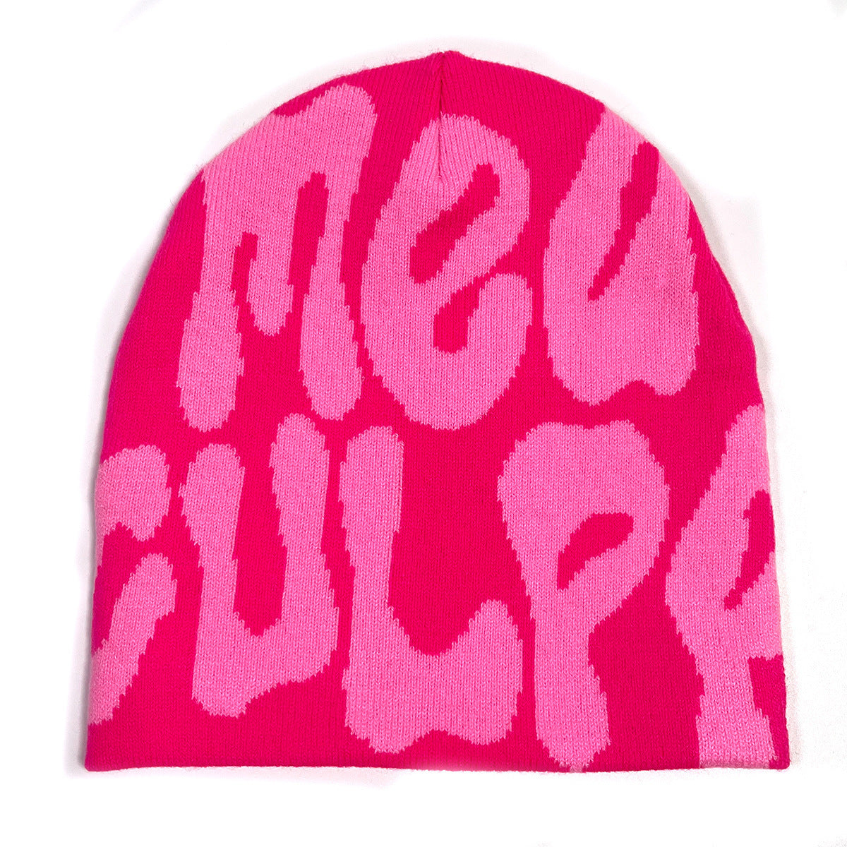 Jacquard Double-sided Acrylic Knitted Hat Without Curling Edges Limorista