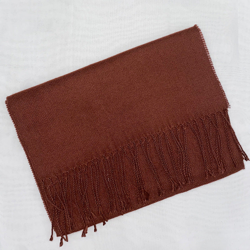 Autumn And Winter British Style Plaid Scarf Winter Limorista