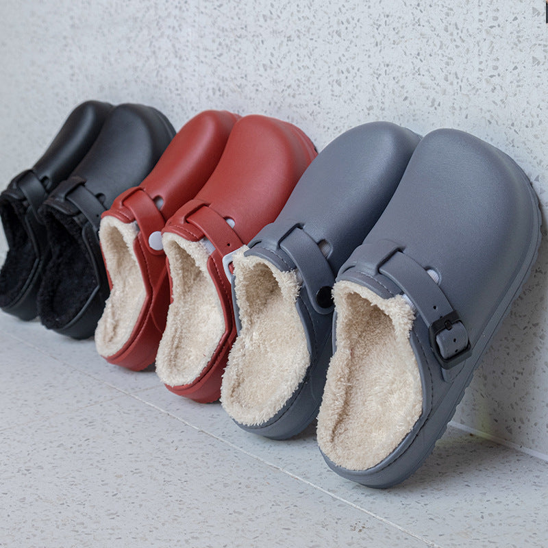 Warm Indoor Mute Couple Household Cotton Slippers Limorista