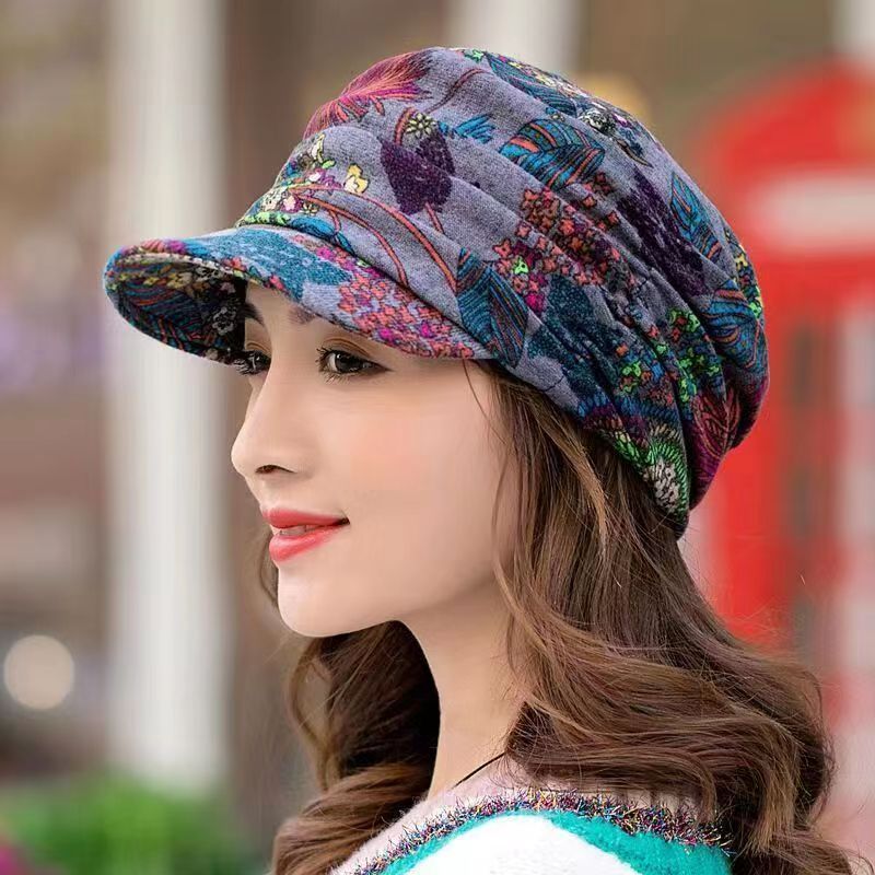 Female Korean Version Of A Hundred Soft Brim Hat Ethnic Wind Limorista