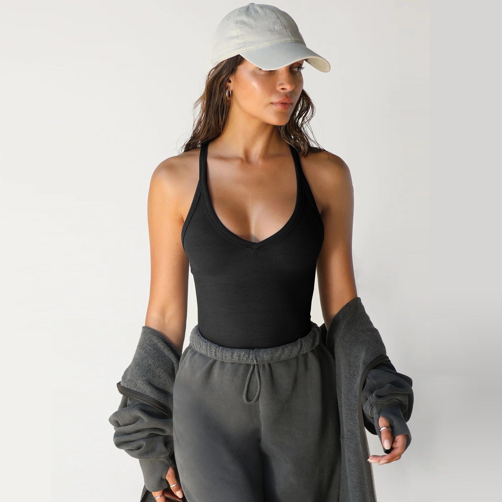 Knitted Vest European And American Women&