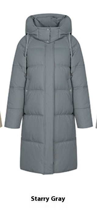 Long Over The Knee Thickened Hooded Jacket Limorista