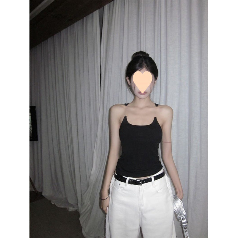 Hot Girl Style Invisible Shoulder Camisole Limorista