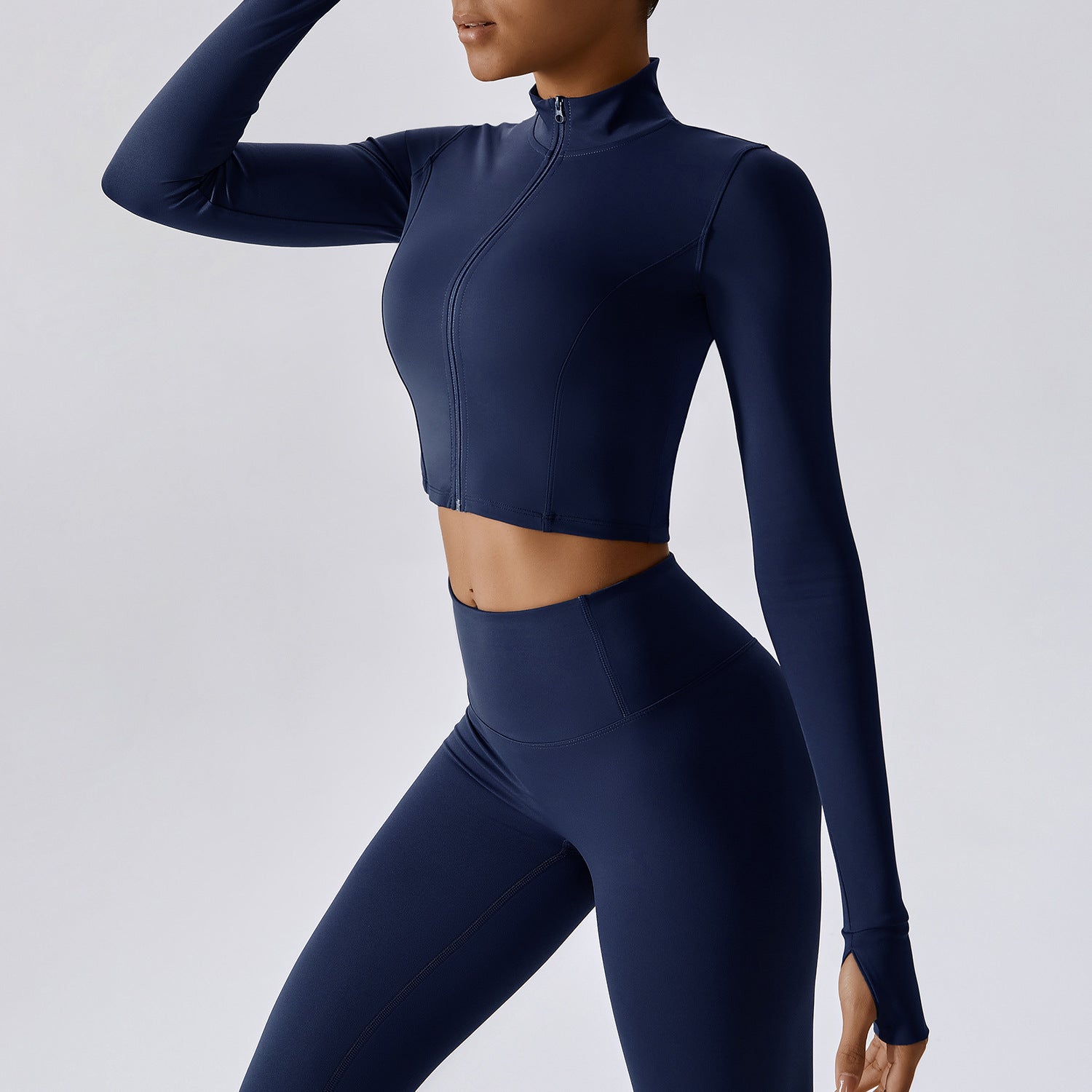 Zipper Outdoor Running Sports Ladies Yoga Jacket Limorista