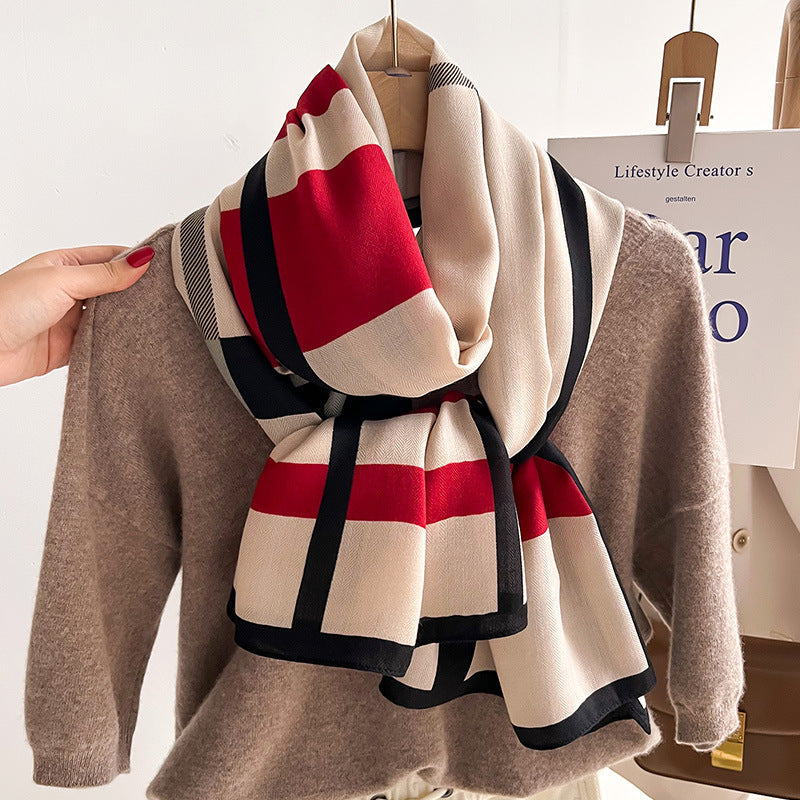 Autumn And Winter Scarf Scarf Warm Talma Limorista