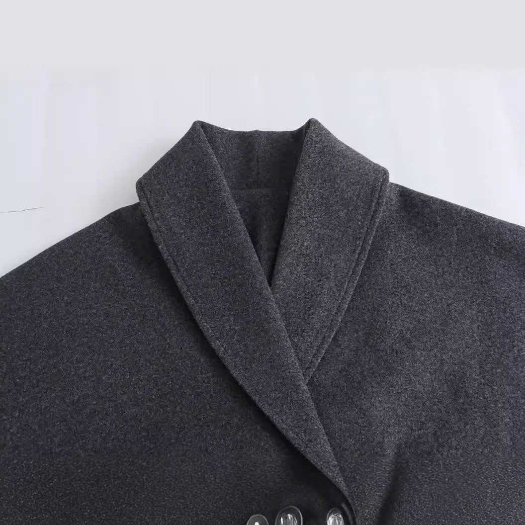 European And American Style Fashionable All-match Woolen Blouse Limorista