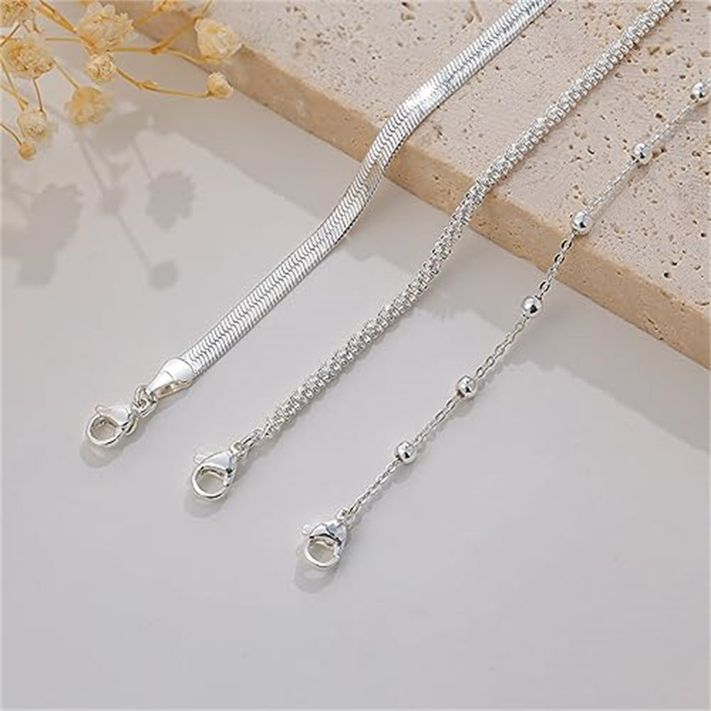 Exquisite Twist Bracelet Stainless Steel Layered Wear Snake Bones Chain Limorista