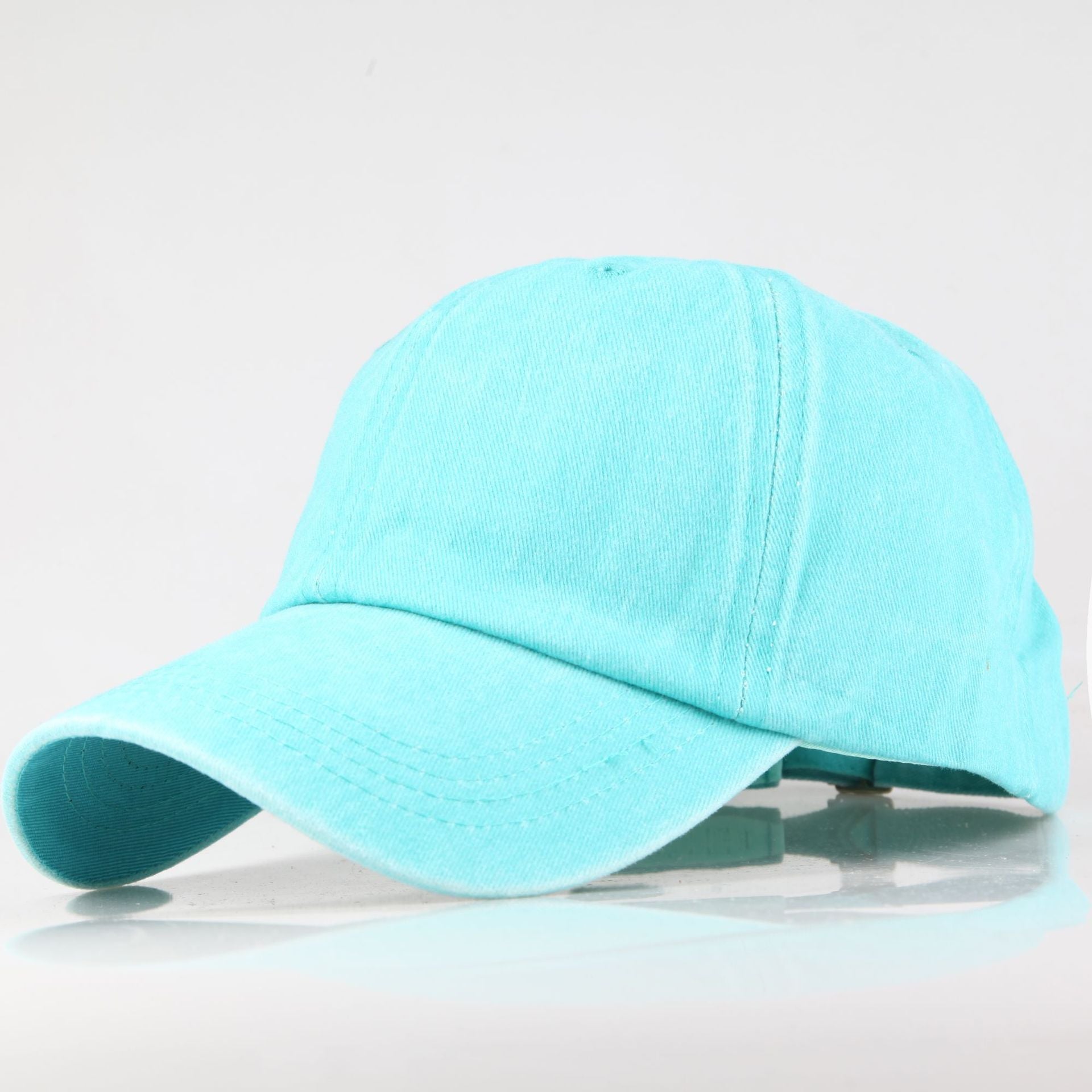 Washed Solid Color Light Board Baseball Cap For Women Limorista