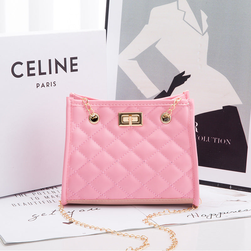 Mini Chain Shoulder Bags Rhombus Sewing Small Square Bags For Women Limorista