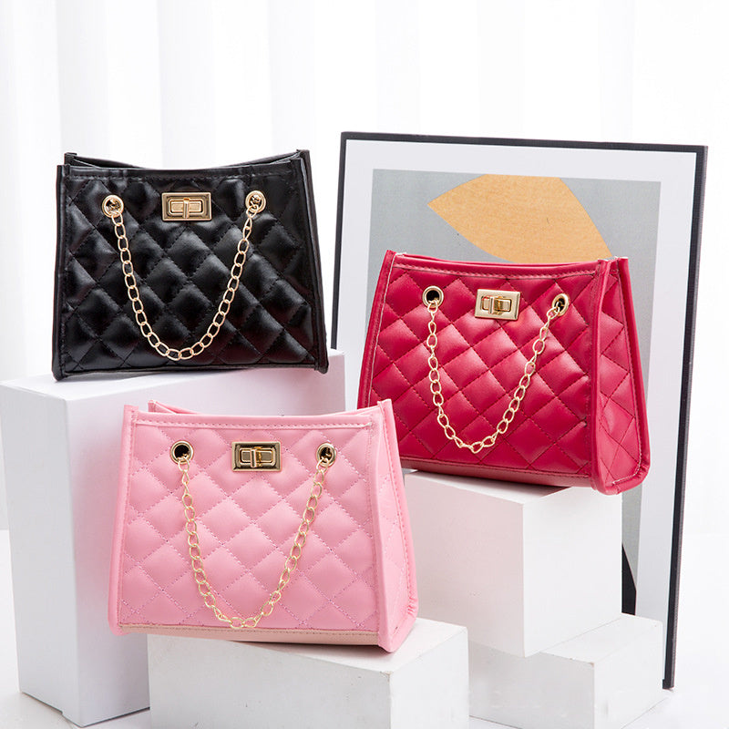 Mini Chain Shoulder Bags Rhombus Sewing Small Square Bags For Women Limorista