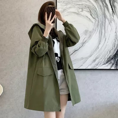 Loose Mid-length Hong Kong Style Coat Limorista