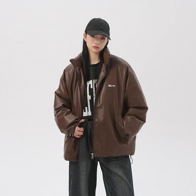 Cotton Coat Autumn And Winter Solid Color Men And Women Limorista