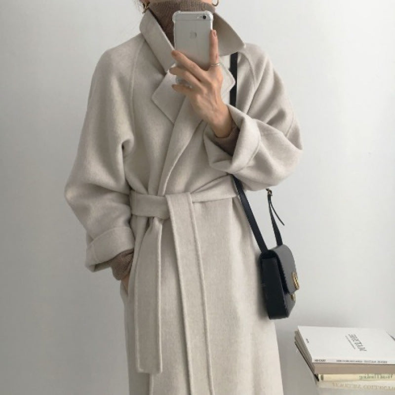 Woolen Wool Coat Women&