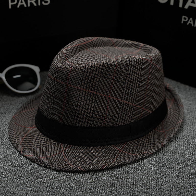 British Houndstooth European And American Sun Hats For Men Limorista