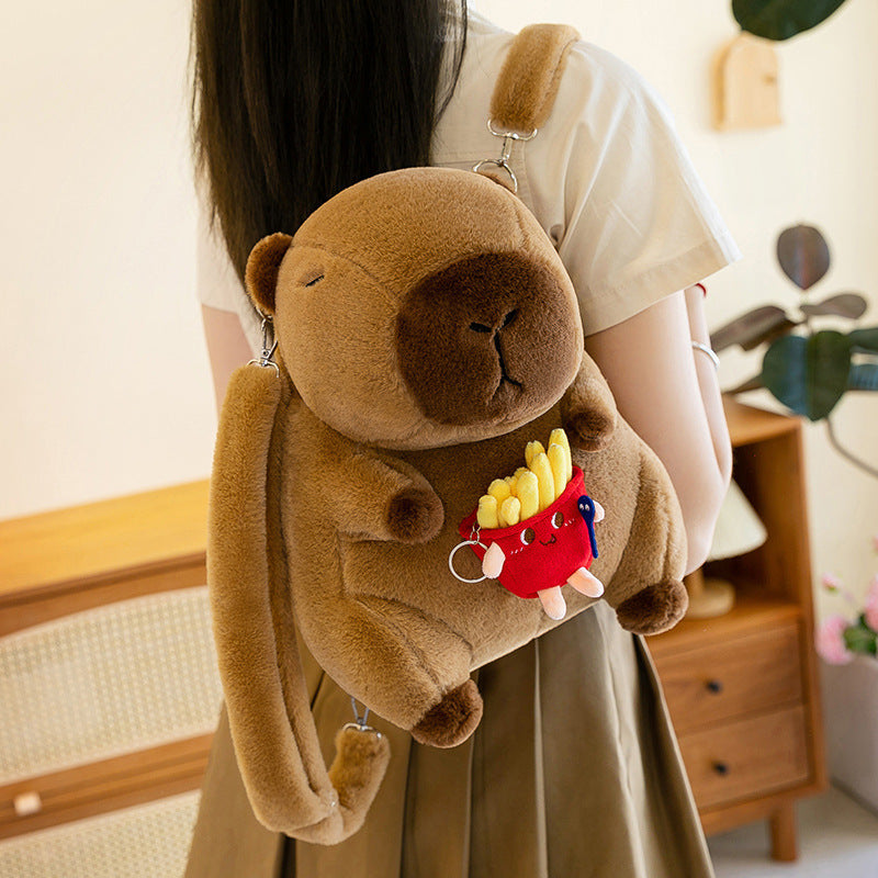 Capybara Backpack Plush Toy Creative Backpack Limorista