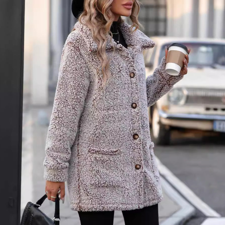 Casual Loose Cardigan Cotton-padded Jacket For Women Limorista