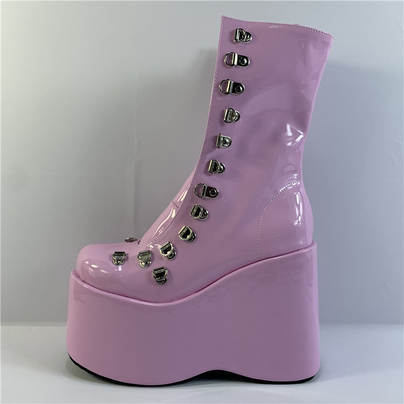 Casual Flat Platform High-top Low-top Shoes Limorista