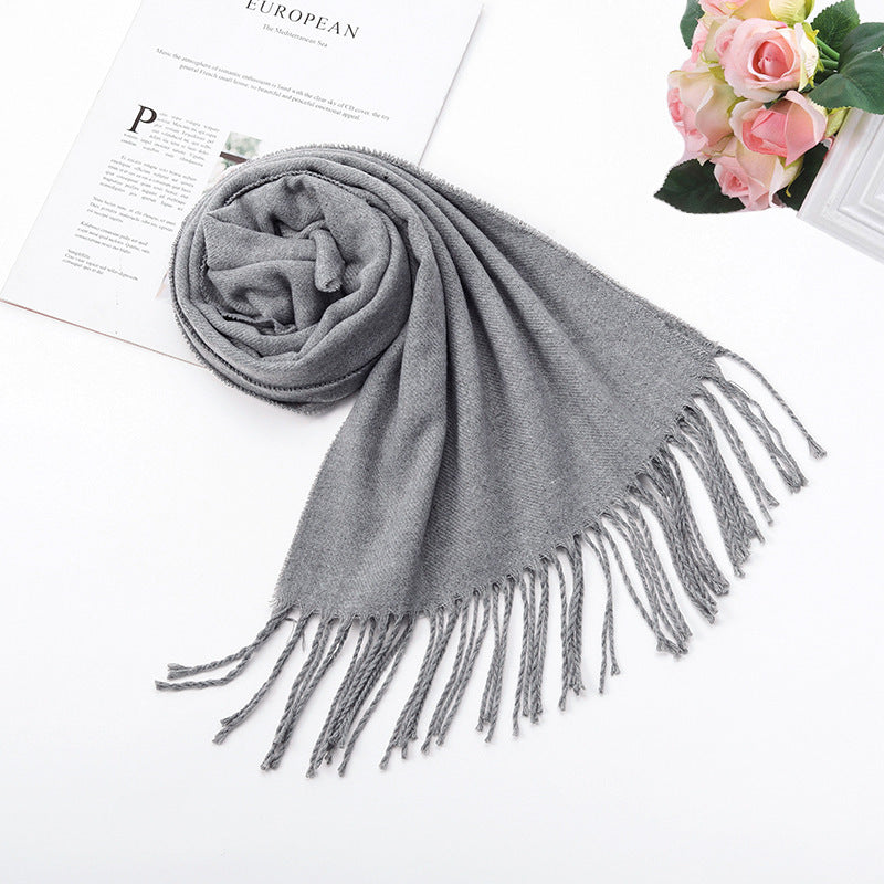 Autumn And Winter British Style Plaid Scarf Winter Limorista