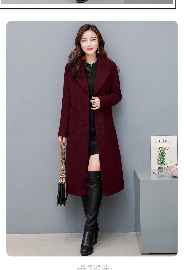 Fashionable Over-the-knee Woolen Women&