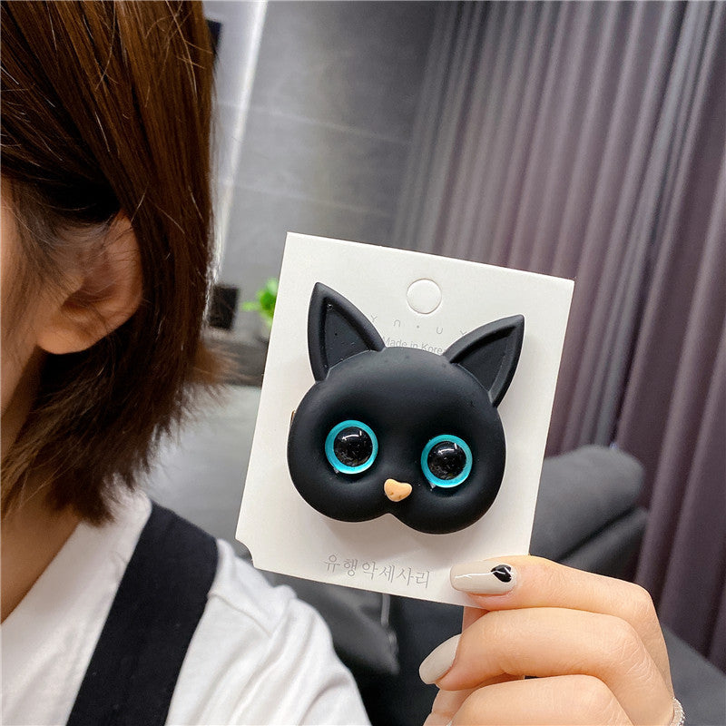 Korean Version Of Cute Cat Fashion Small Intestine Cloth Ring Limorista