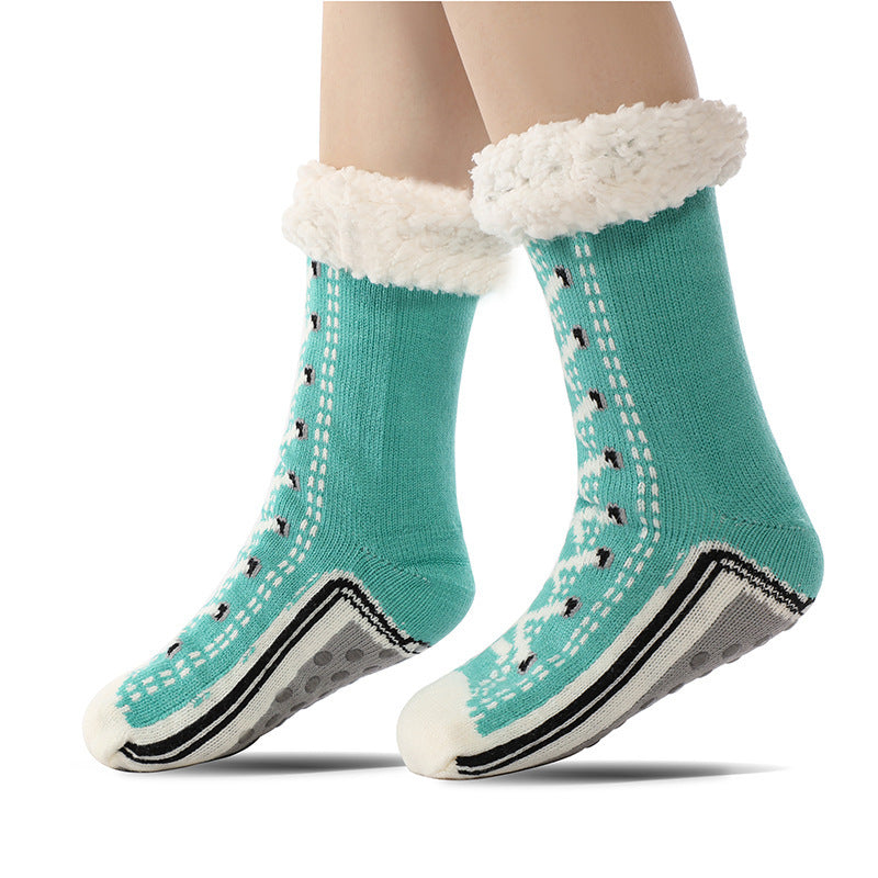 Room Berber Fleece Blanket Socks Warm Socks Women&