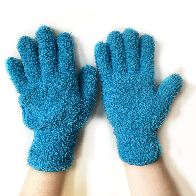 Half Velvet Comfortable Fine Fiber Dust Gloves Limorista