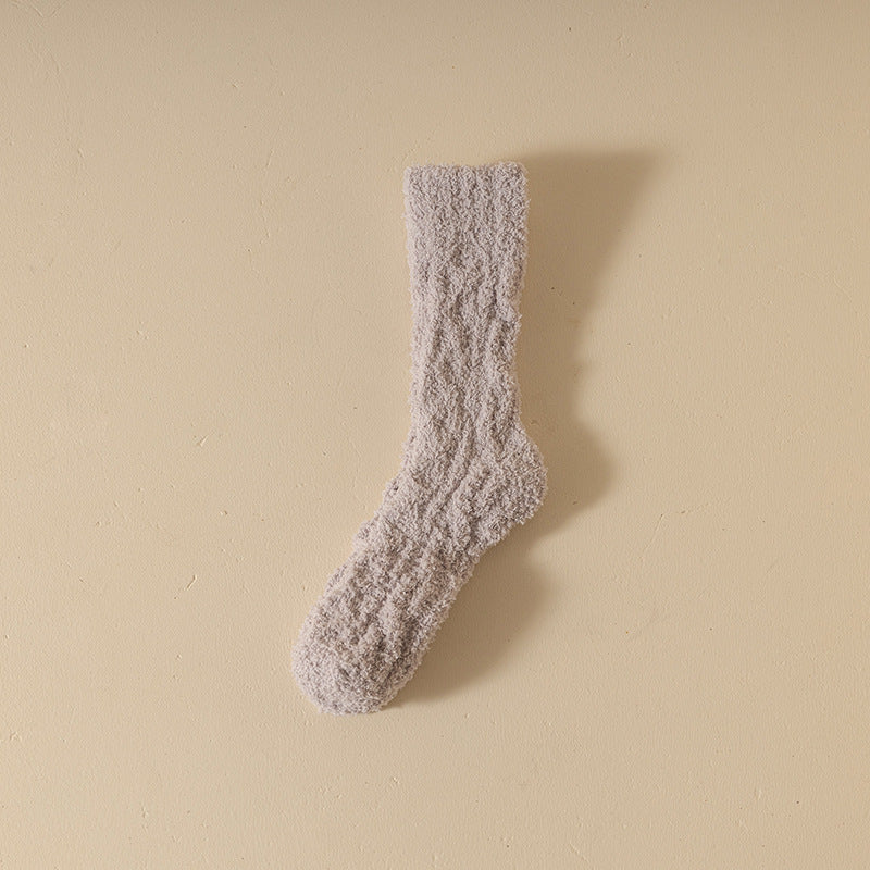 Coral Fleece Socks Women&