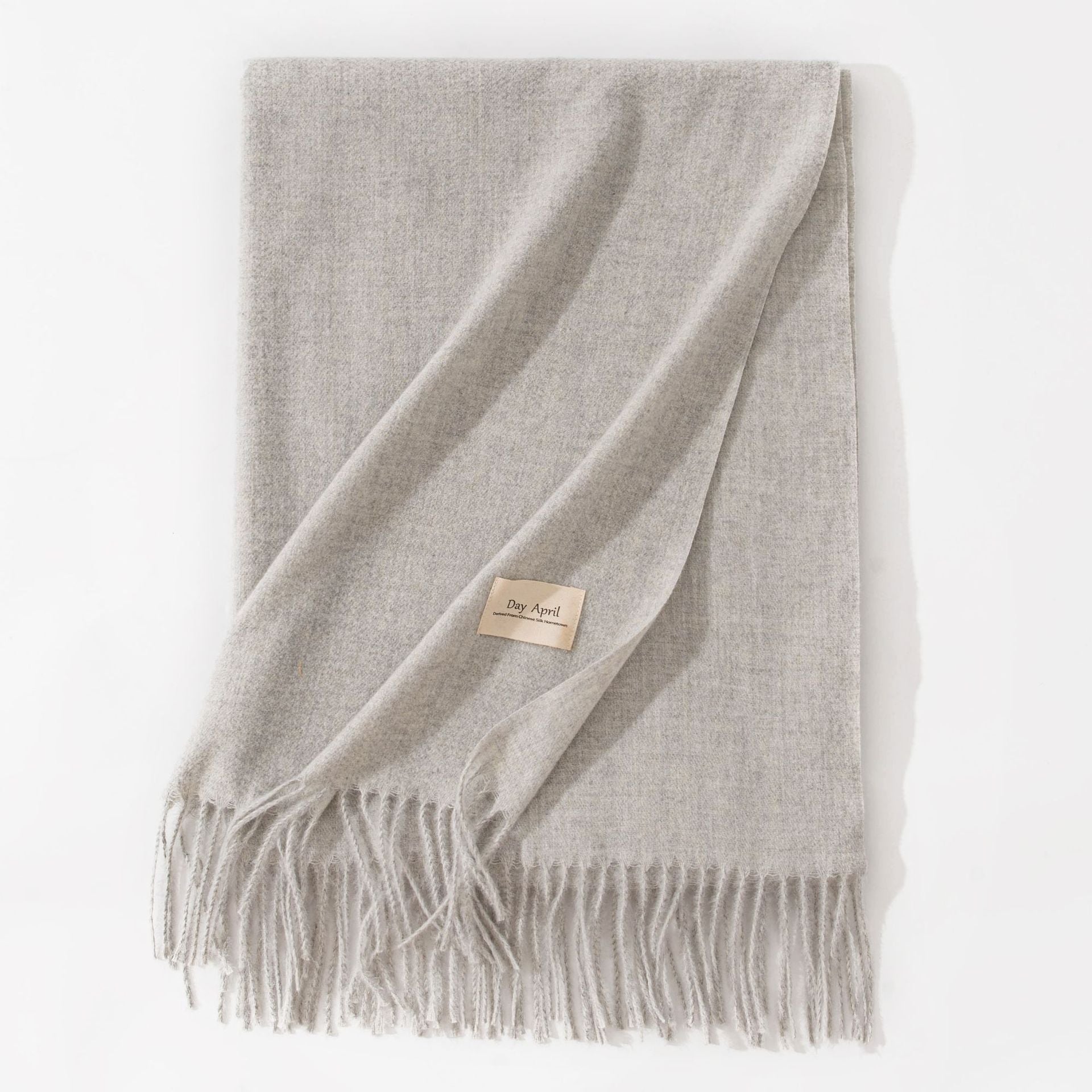 Pure Color Artificial Cashmere Scarf Women&