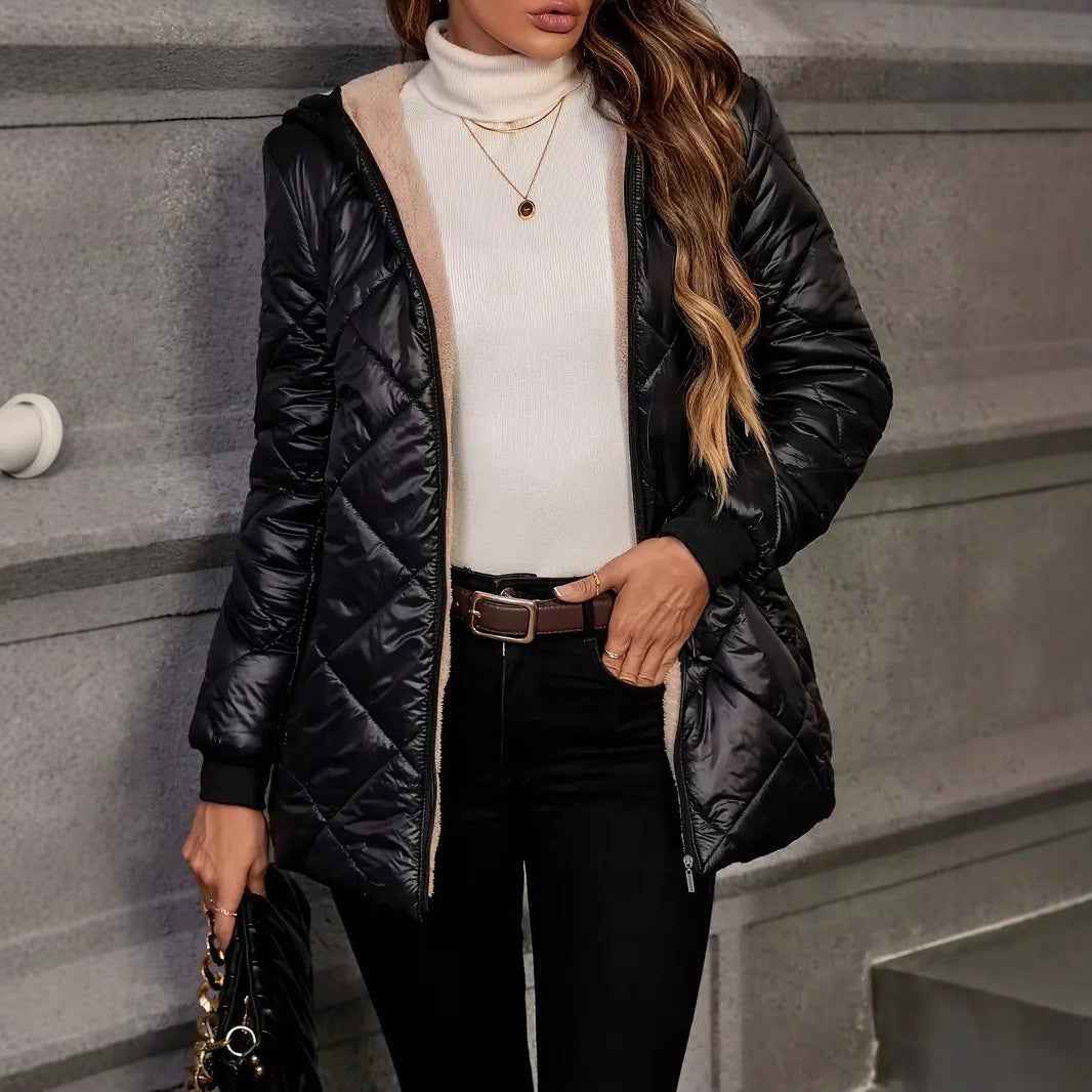 Limorista - Autumn And Winter Long Sleeves Diamond Lattice