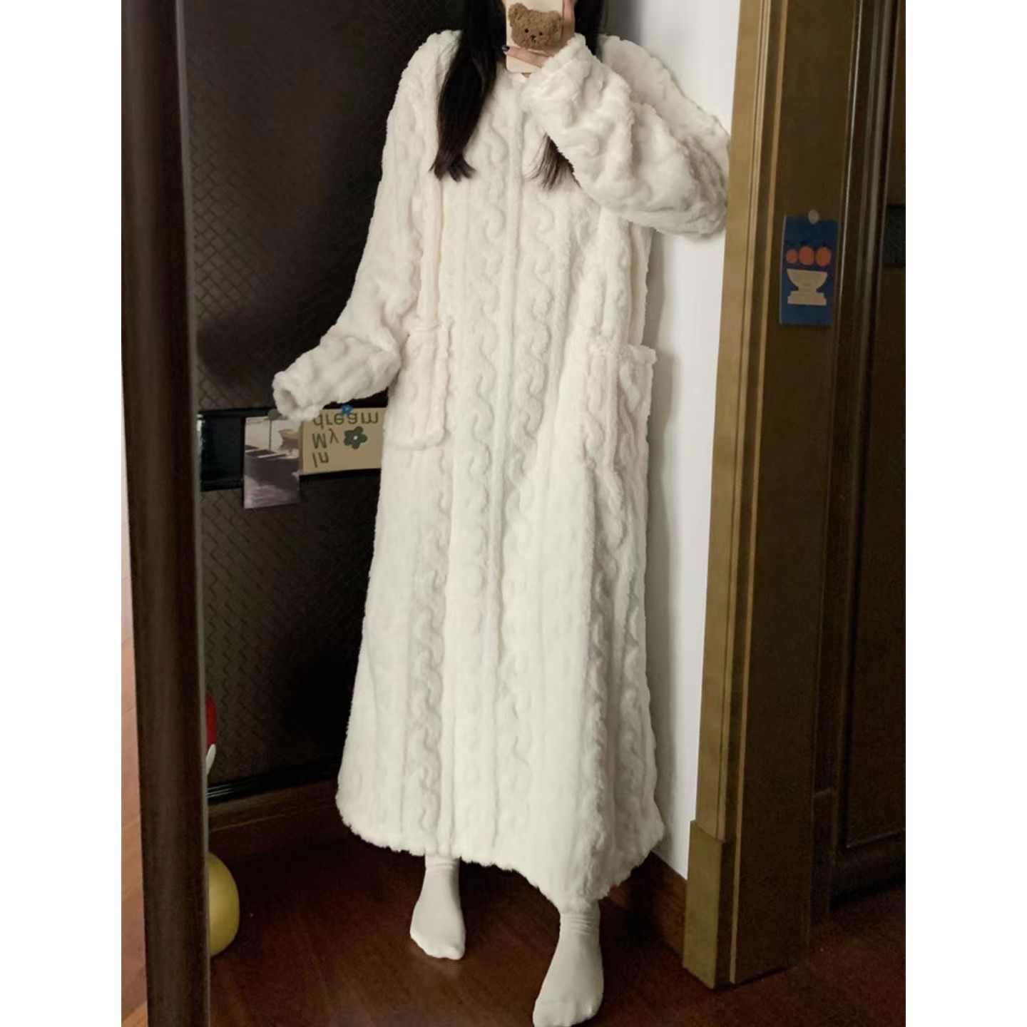 Winter Coral Fleece Sleepwear Women&
