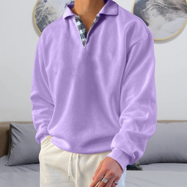 Season Long Sleeve V-neck Men&