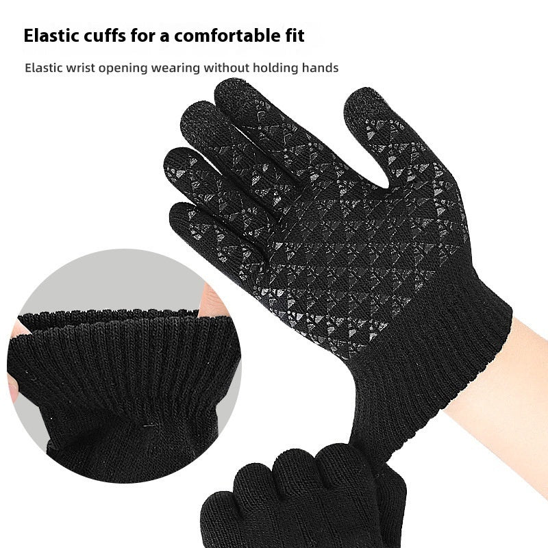 USB Heating Electric Heating Gloves Thermal Thickened Knitting Limorista