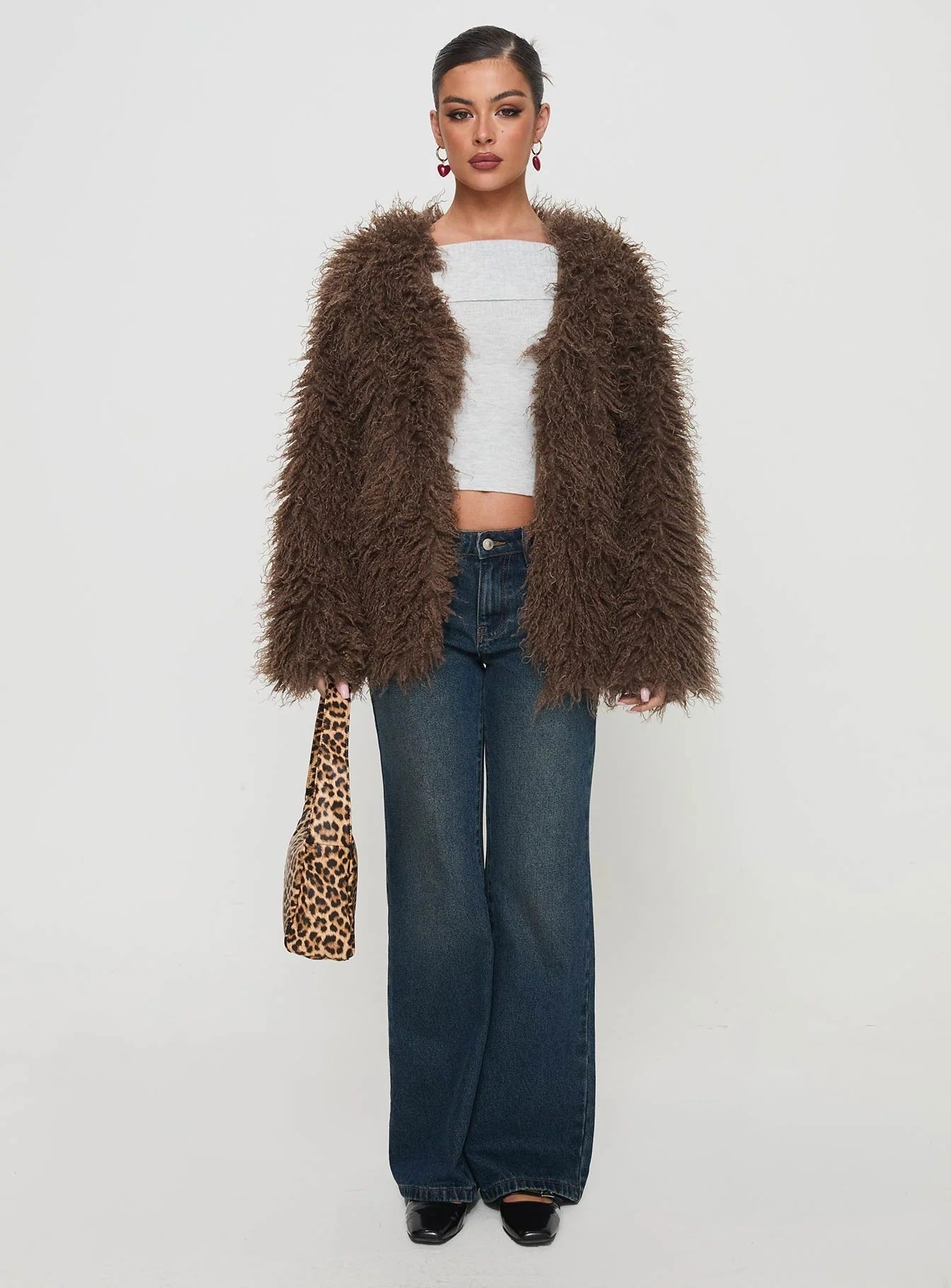 Coat Faux Fur Jacket Limorista