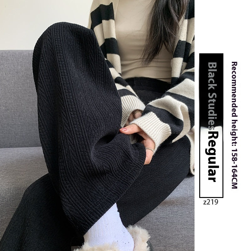 Velvet Thick Cotton Pants Outdoor Casual Wheat Narrow Version Limorista