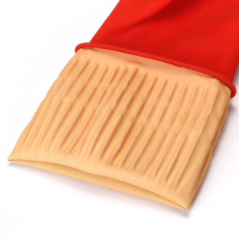 Household Kitchen Dishwashing Extended Rubber Waterproof Gloves Limorista