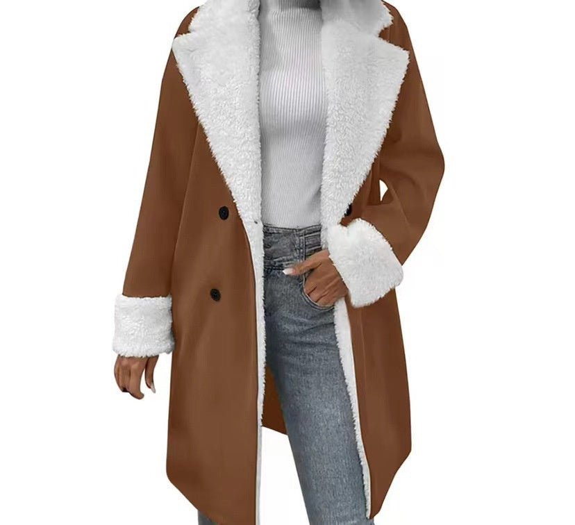 Leisure Commute Woolen Coat For Women Limorista