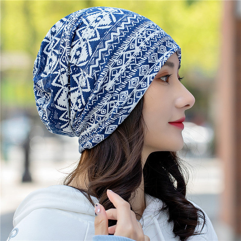 Head Ethnic Wind Series Korean Cashew Flower Bun Head Hat Limorista