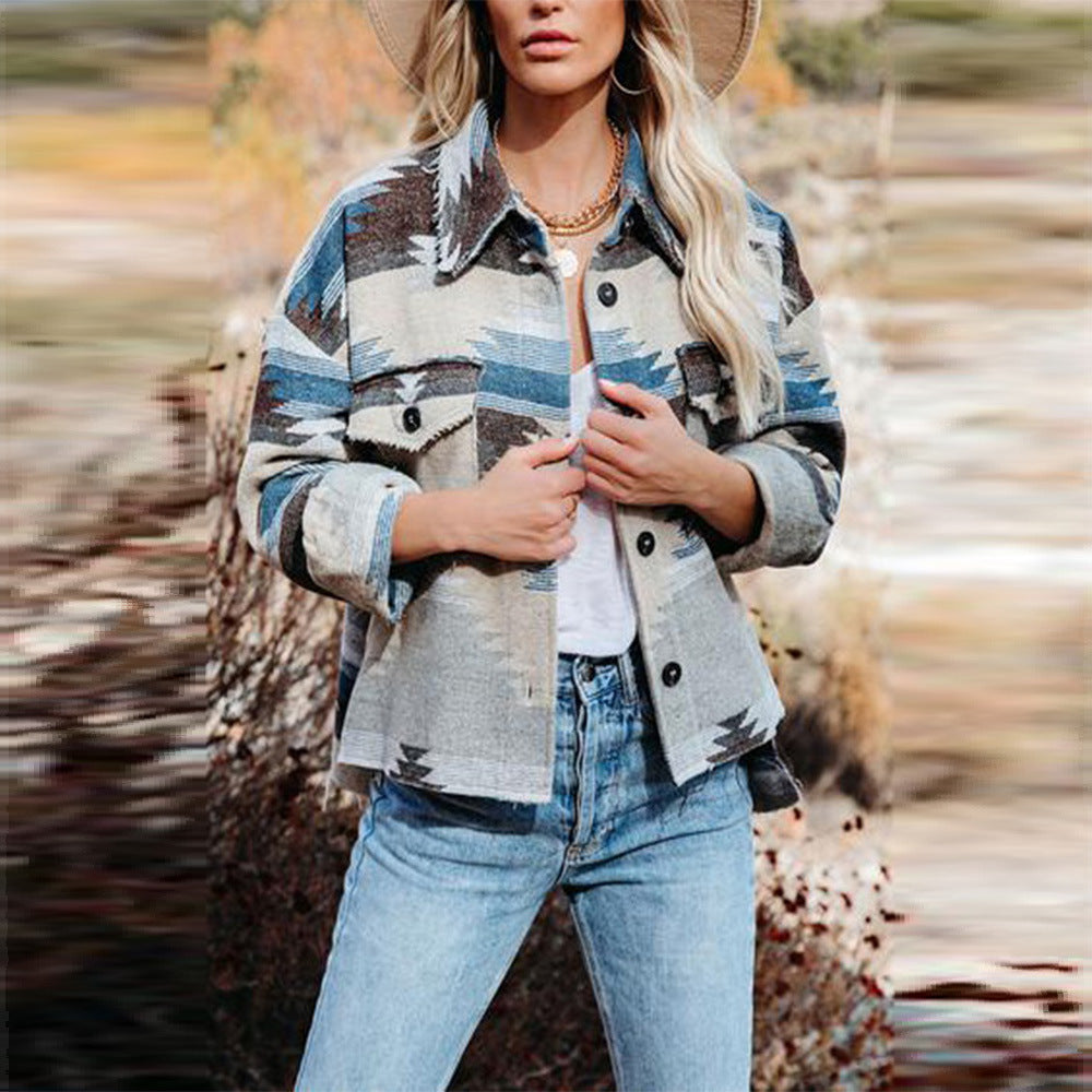 Autumn And Winter New Retro Ethnic Geometry Limorista