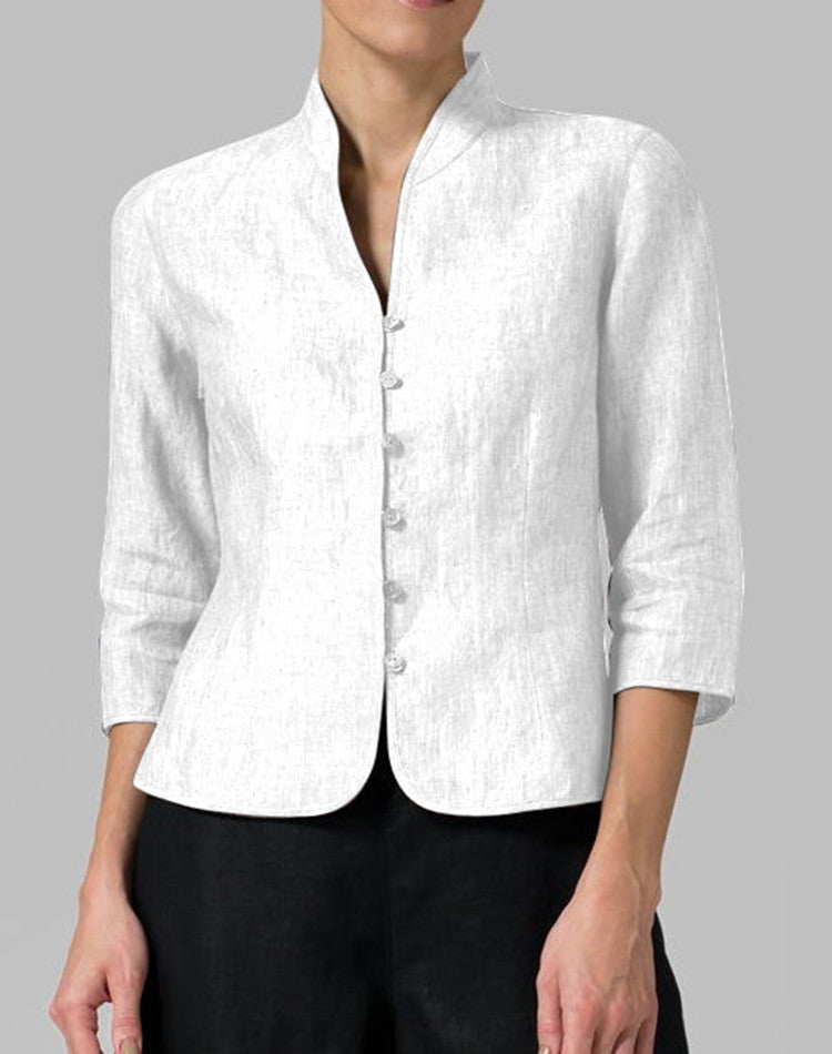 Cotton And Linen Short Women&