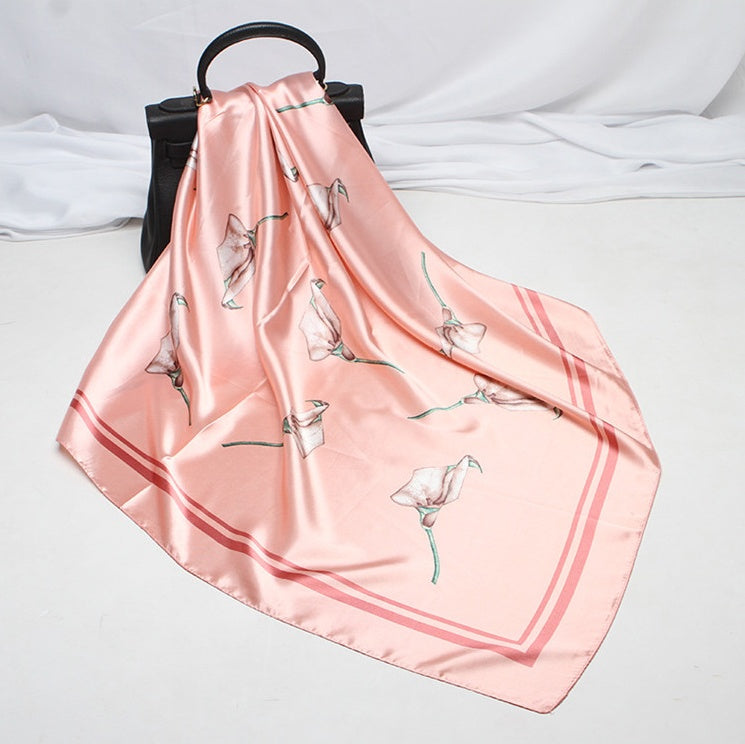 Digital Printed Square Silk Scarf Limorista