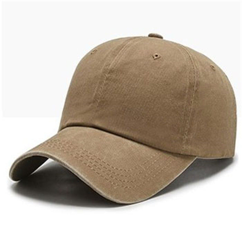 Washed Solid Color Light Board Baseball Cap For Women Limorista