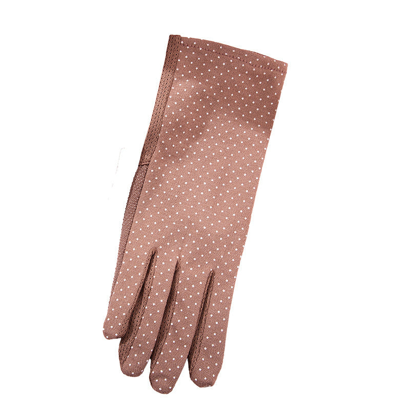 Thin Non-slip Breathable Touch Screen Cotton Short Gloves Limorista