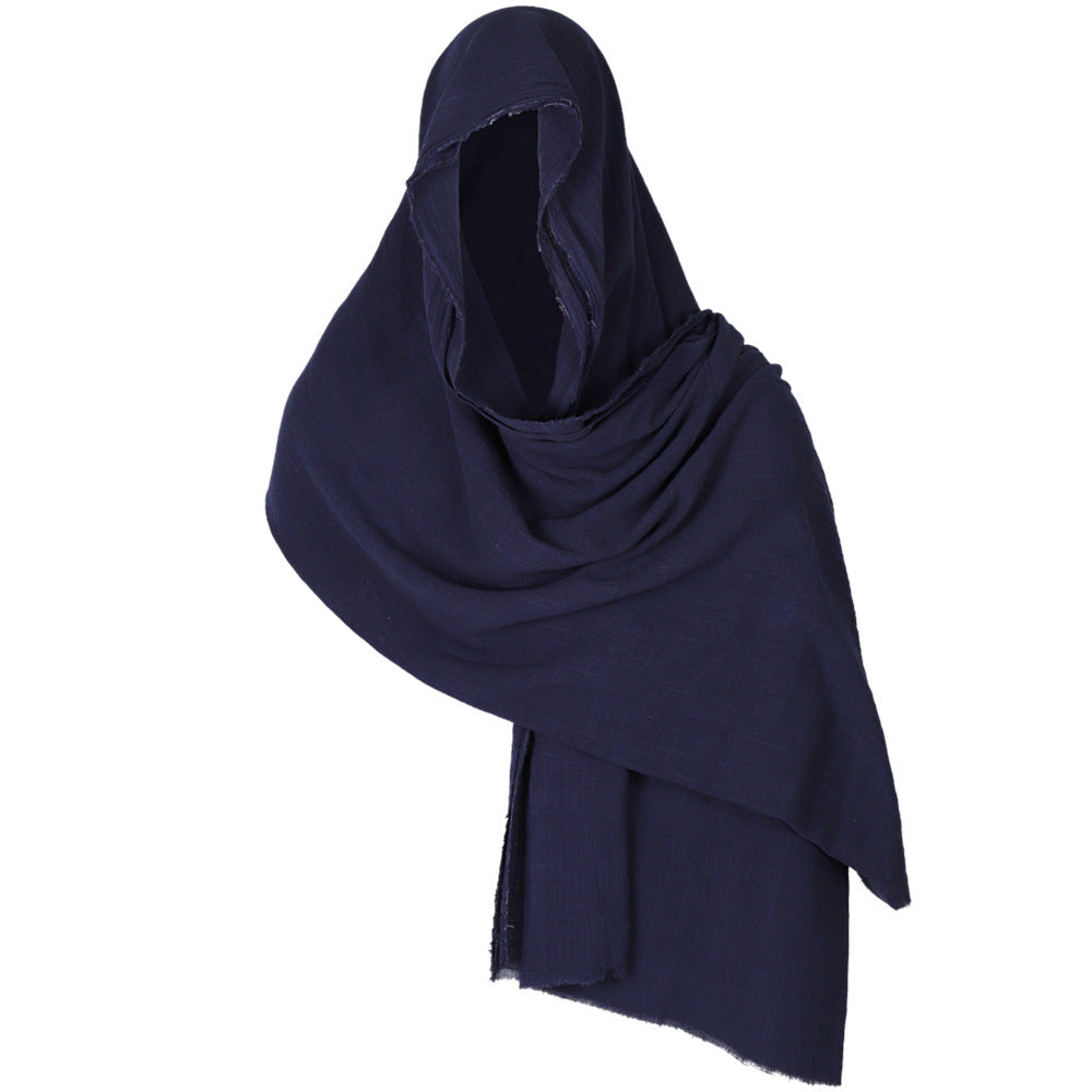 Halloween Medieval Cotton Scarf Cape Wanderer Cloak Limorista