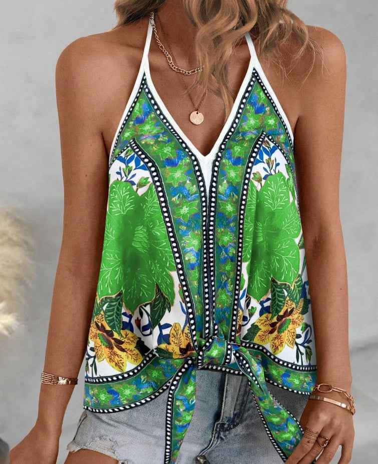 Limorista - Open Shoulder Casual Vest With Front Placket