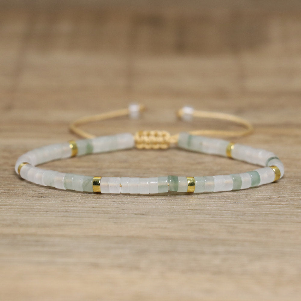 Spacer Beads Beaded Weave Bracelet Women&