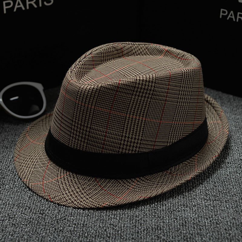 British Houndstooth European And American Sun Hats For Men Limorista