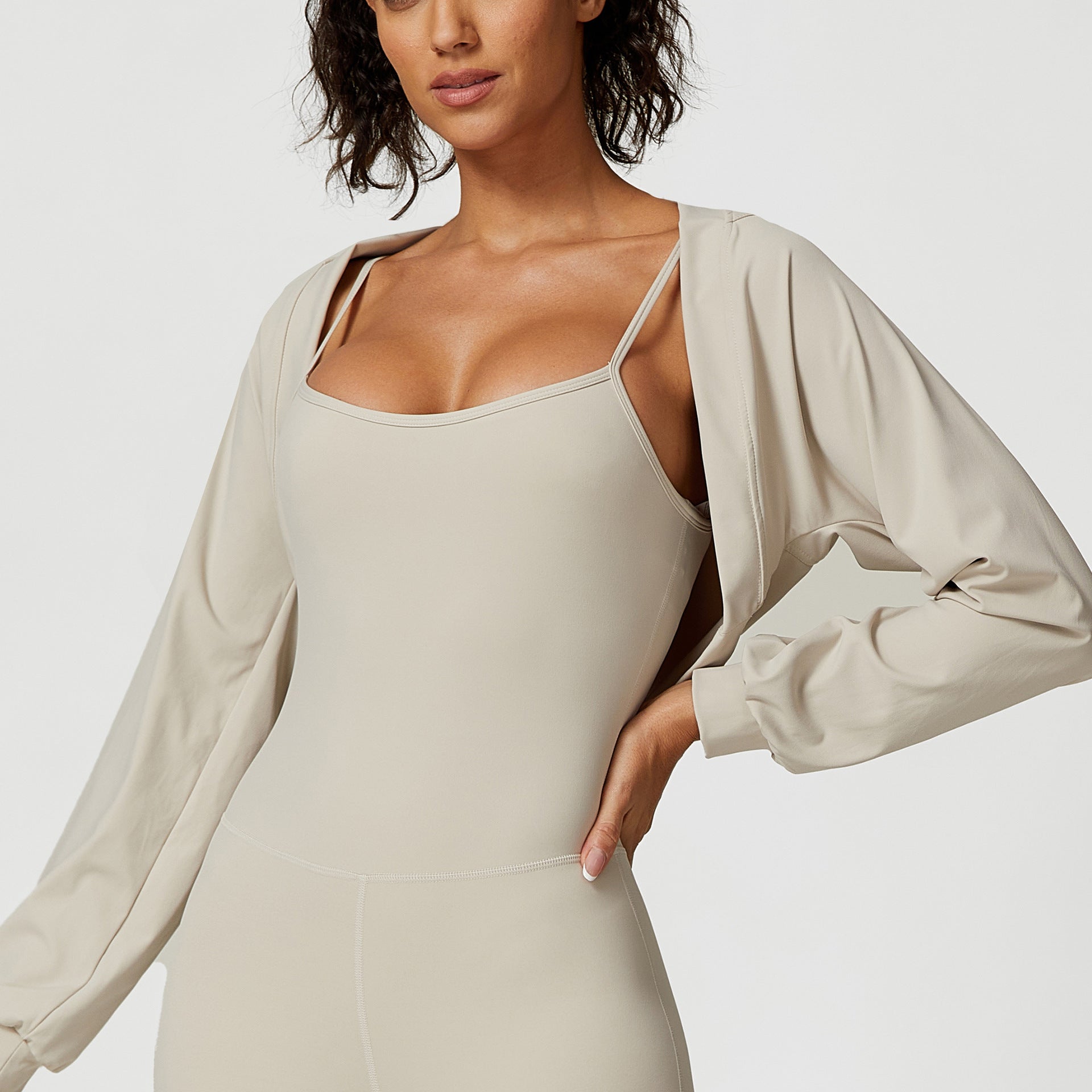 Small Shawl Sports Yoga Sun Protection Top Limorista