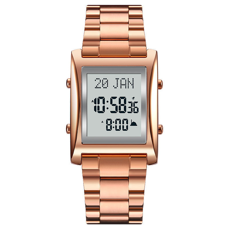 SKMEI 1815 Muslim Islamic Azan Prayer Watch Qibla Direction Multifunctional Digital Watches Limorista
